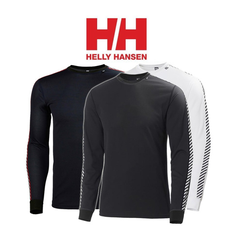 Helly Hansen Stripe Crew Erkek Termal İç Katman Giysisi için detaylar