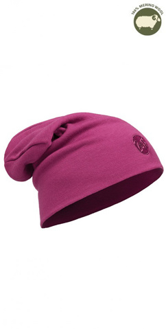 Solid Pink Cerisse - Wool Thermal Hat için detaylar