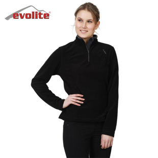 Evolite Fuga Bayan Mikro Polar Sweater - Siyah için detaylar