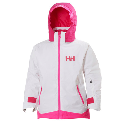 Helly Hansen JR Lousie Jacket - Beyaz Kayak Çocuk Ceket için detaylar