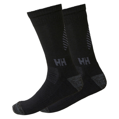 HH Lifa Merino 2-Pack Socks - Helly Hansen Kışlık Çorap - Siyah için detaylar