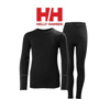 Helly Hansen JR Lifa Merino Midweight Set - Siyah Termal İçlik Takım için detaylar