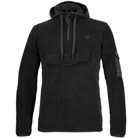 Puhu Erkek Kapüşonlu Polar Sweatshirt - Black için detaylar